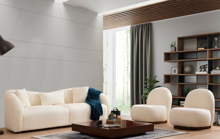 Atelier Del Sofa Venedik Sofá de 3 plazas Crema Atelier Del Sofa Venedik Sofá de 3 plazas Crema